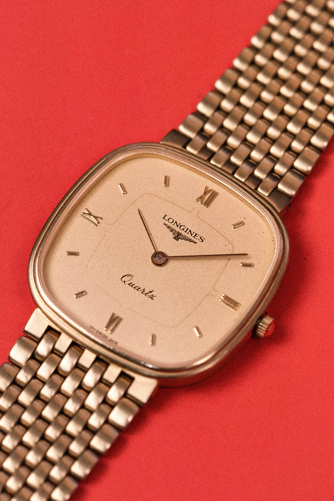 Longines Quartz Golden Sparkle Dial TV - Image 3