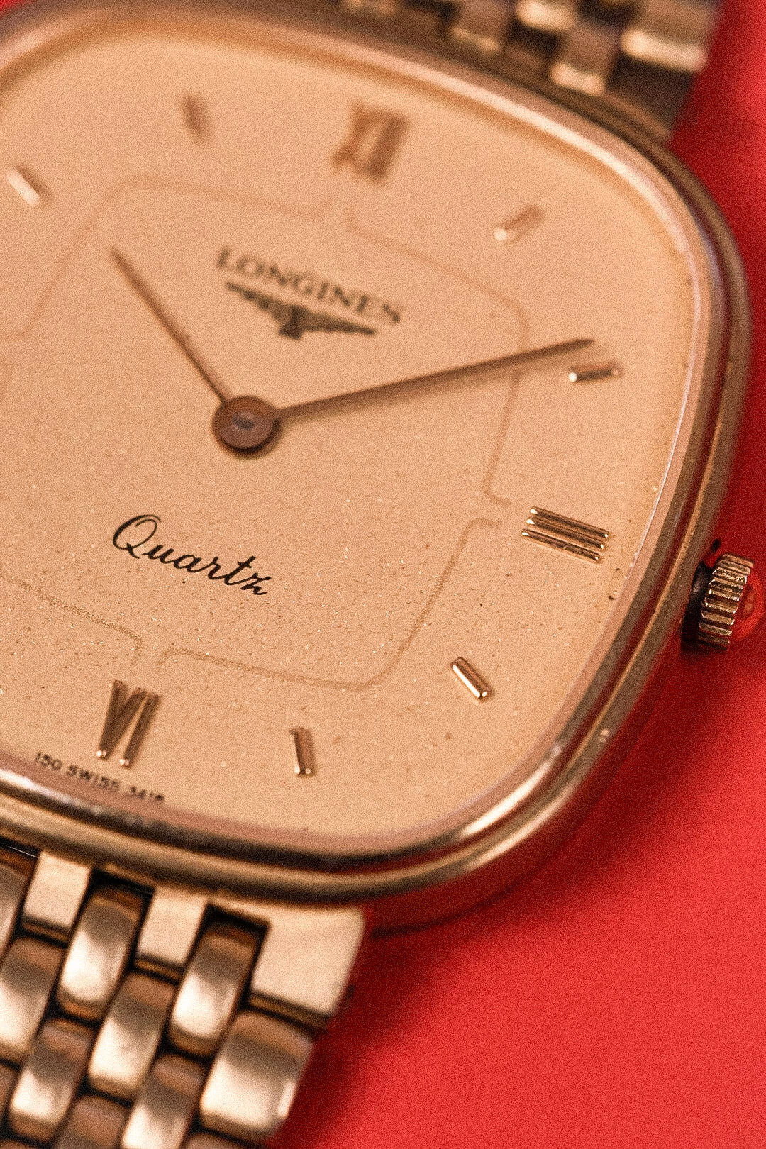 Longines Quartz Golden Sparkle Dial TV - Image 4