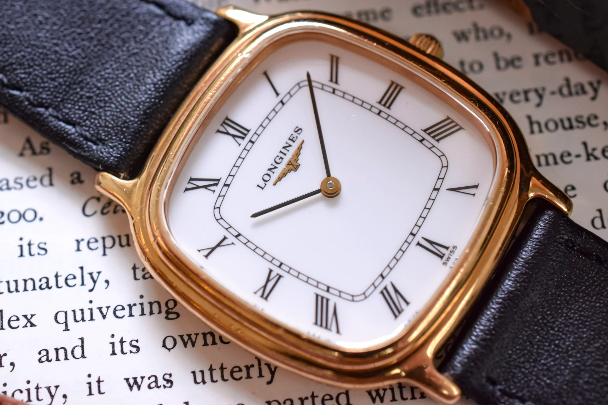 Longines White Roman Dial Quartz TV - Image 3