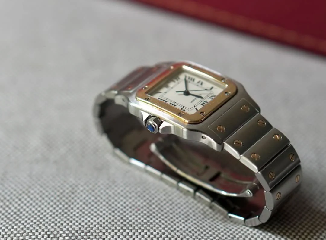 Neo-vintage Cartier Santos Galbee in box - Image 4