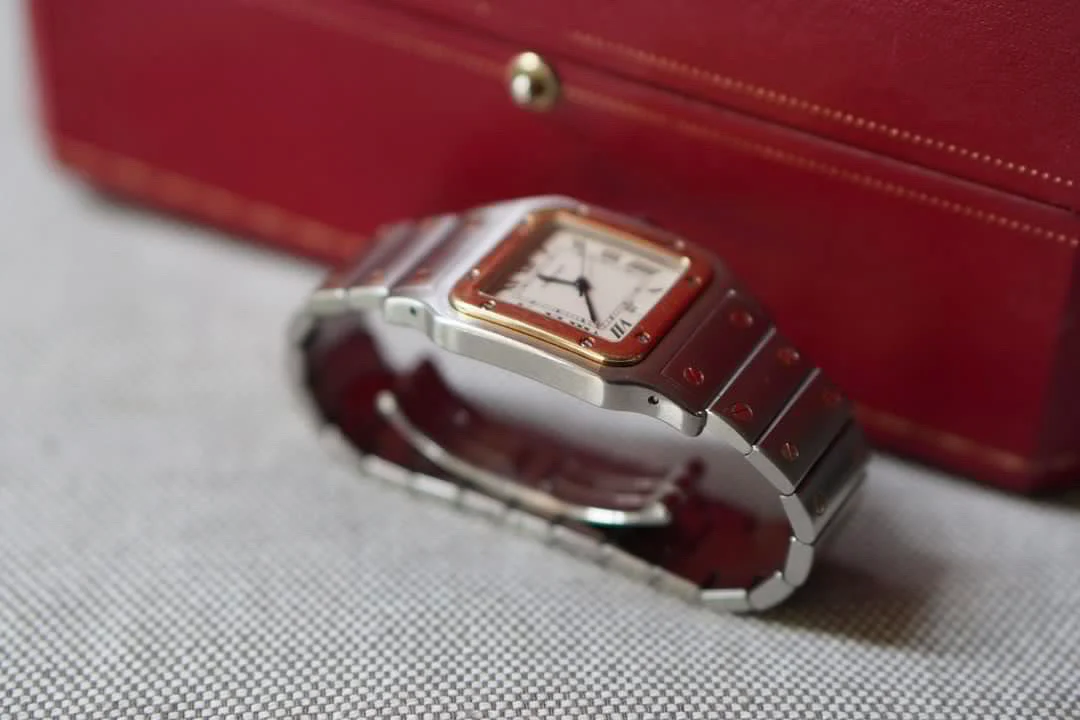 Neo-vintage Cartier Santos Galbee in box - Image 5