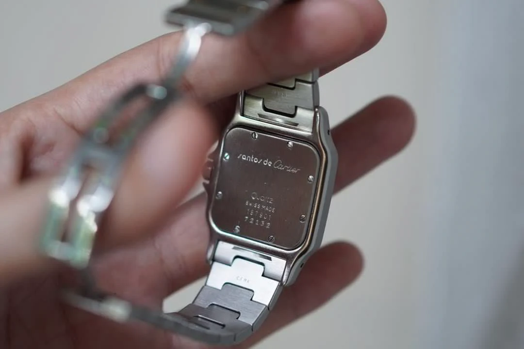 Neo-vintage Cartier Santos Galbee in box - Image 7
