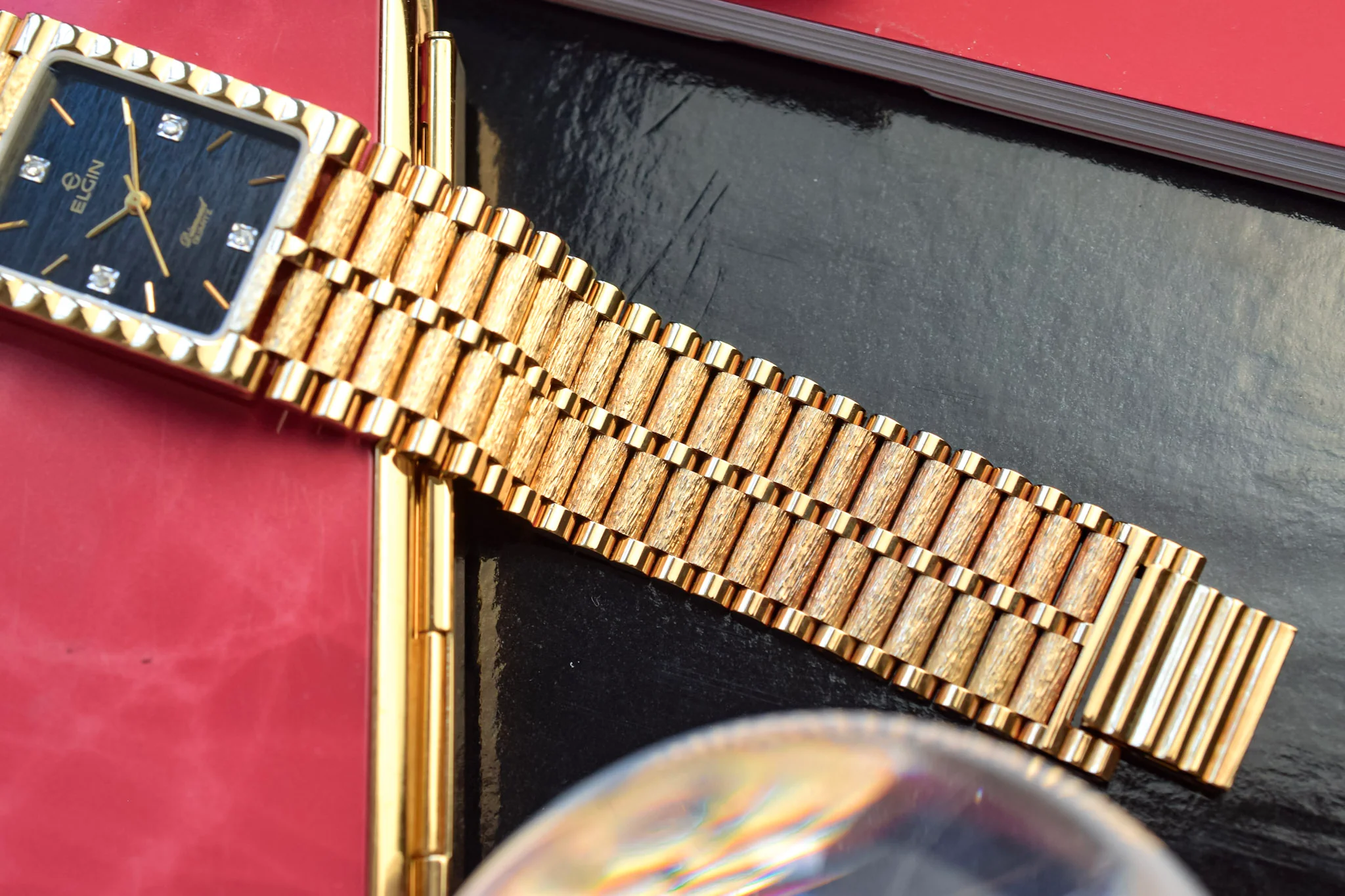 Neo-vintage Elgin Diamond Dial - New Old Stock in Box - Image 7