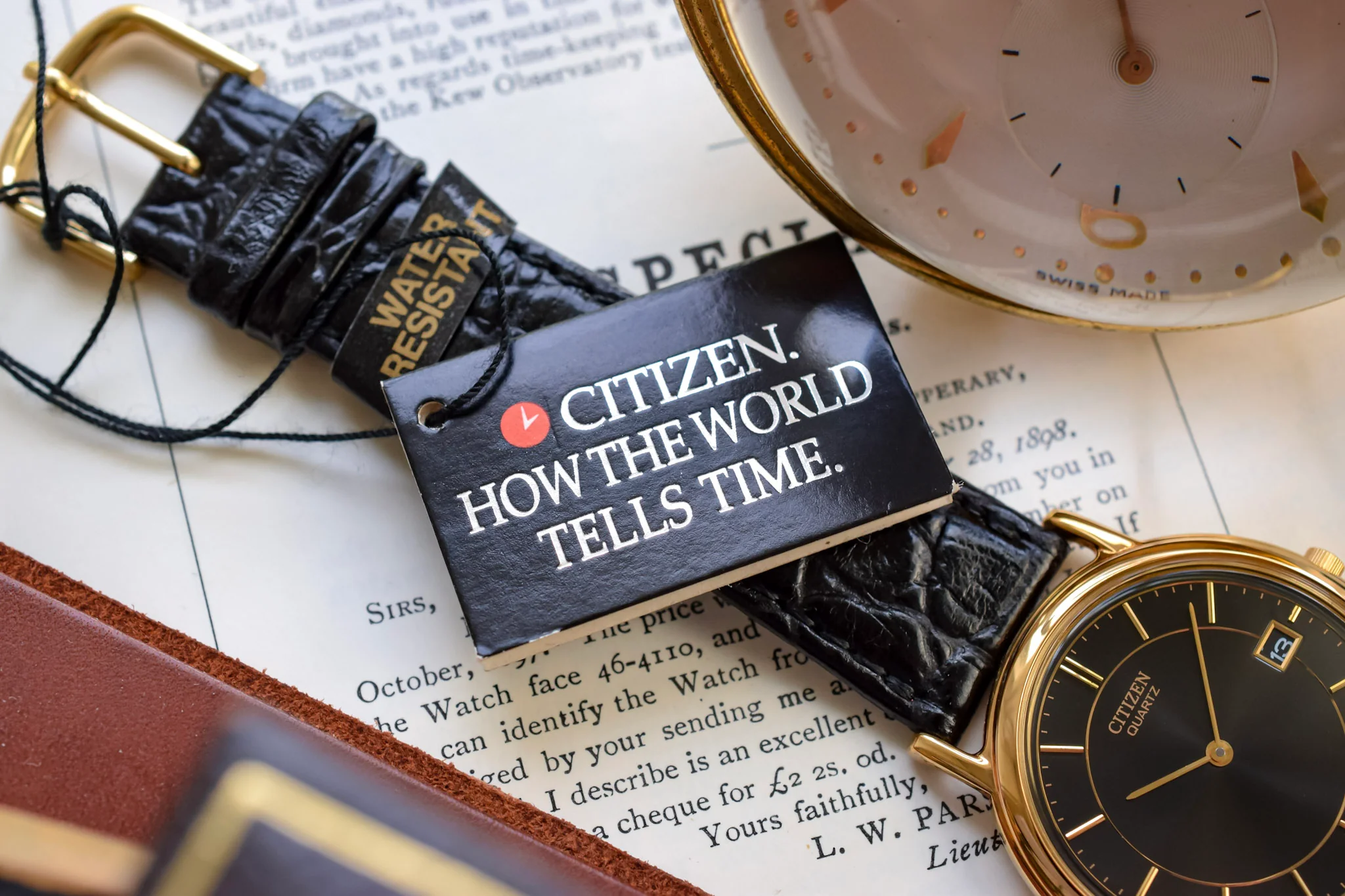 Neo-vintage NOS Citizen Gilt Sector Calendar - Image 5