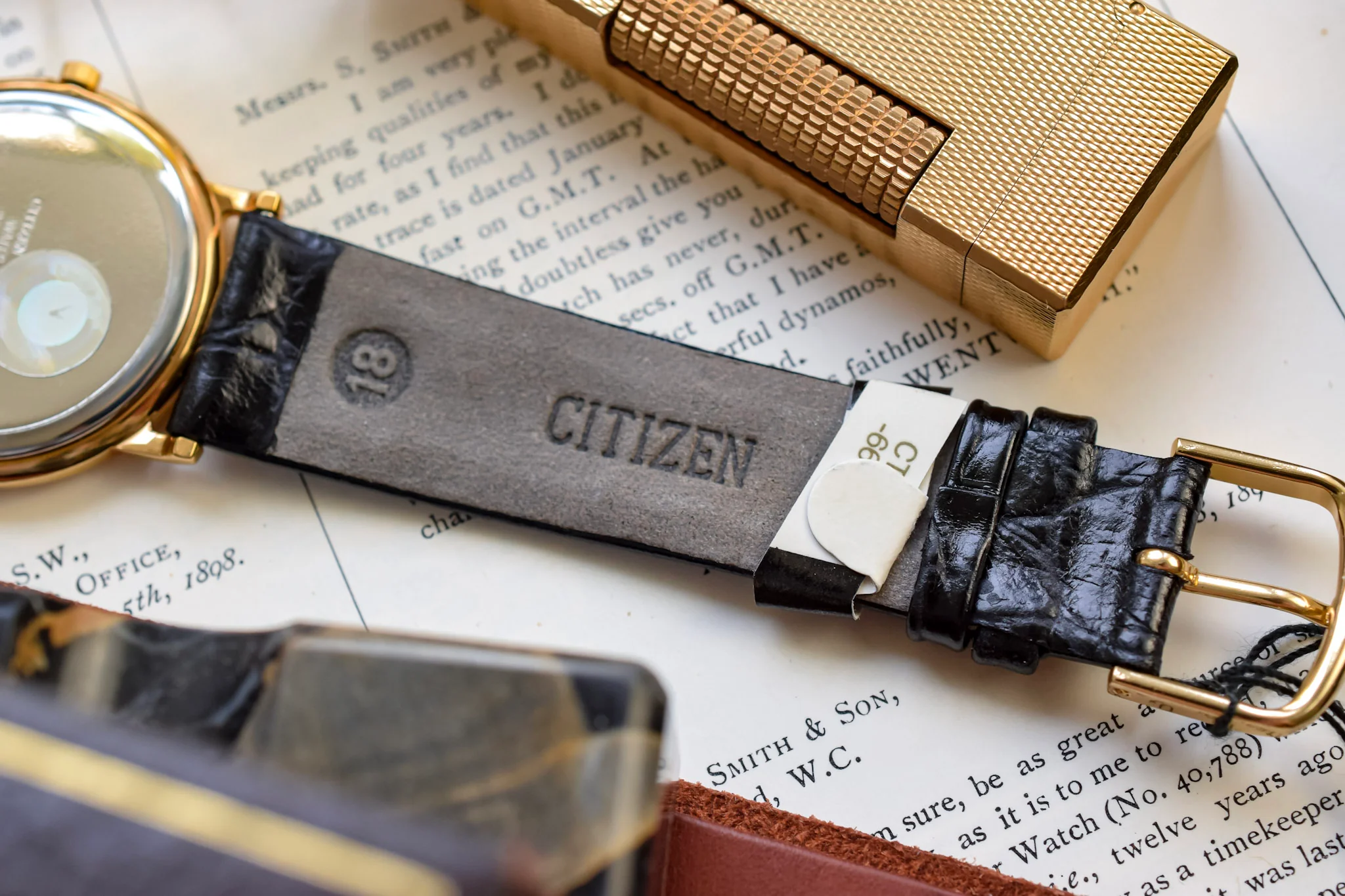 Neo-vintage NOS Citizen Gilt Sector Calendar - Image 7