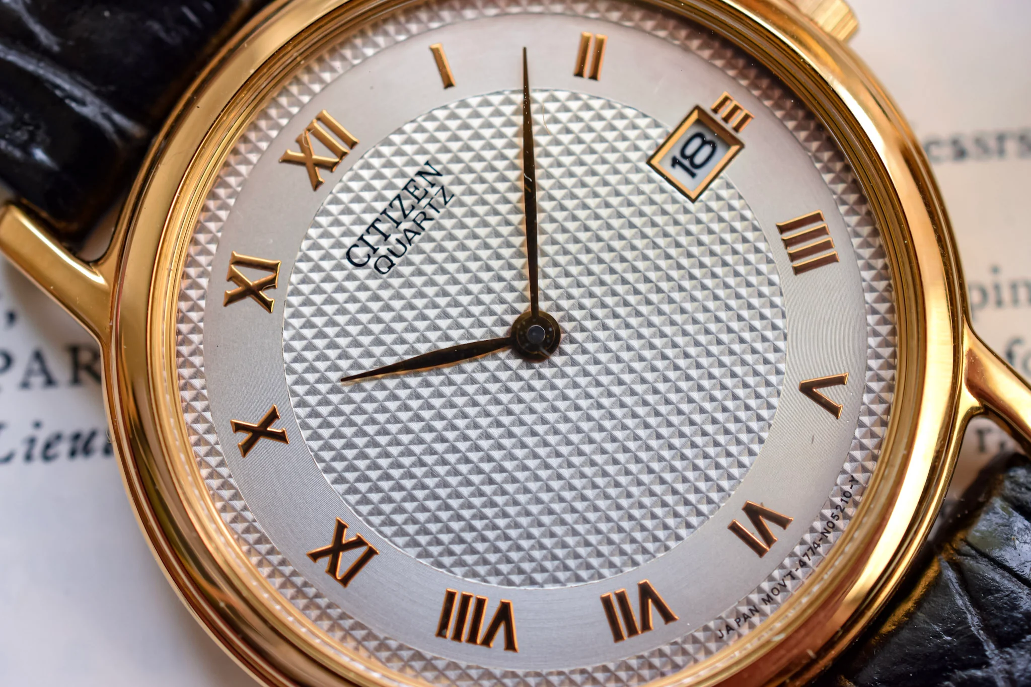 Neo-vintage NOS Citizen Hobnail Calendar - Image 4