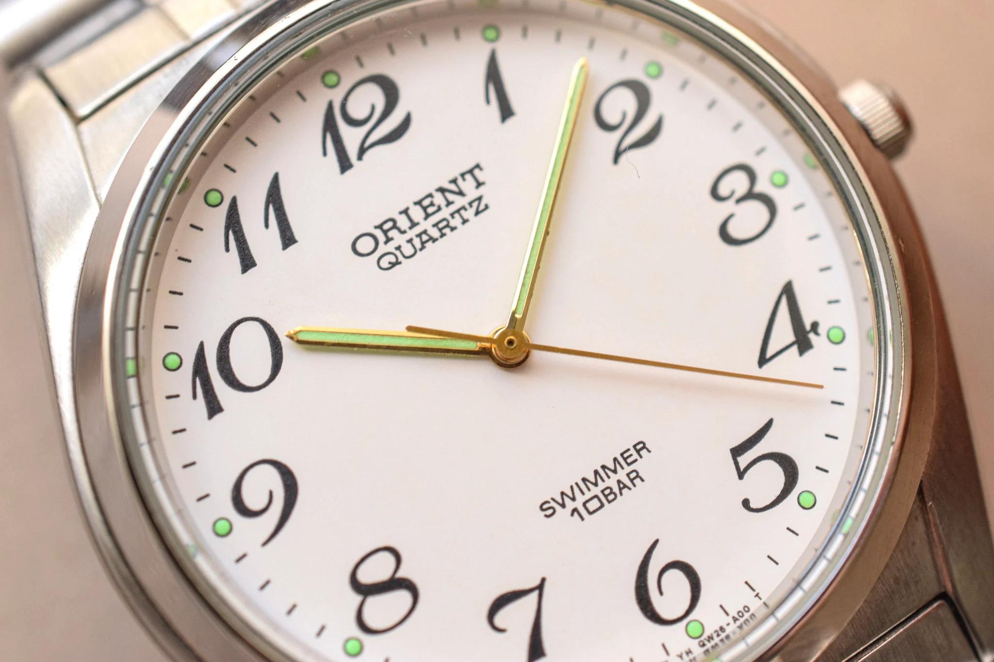 Neo-vintage Orient White Breguet Dial Jubilee-style Bracelet - Image 3