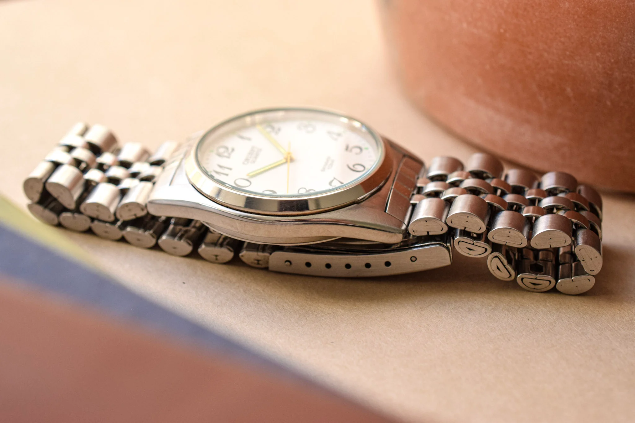 Neo-vintage Orient White Breguet Dial Jubilee-style Bracelet - Image 5