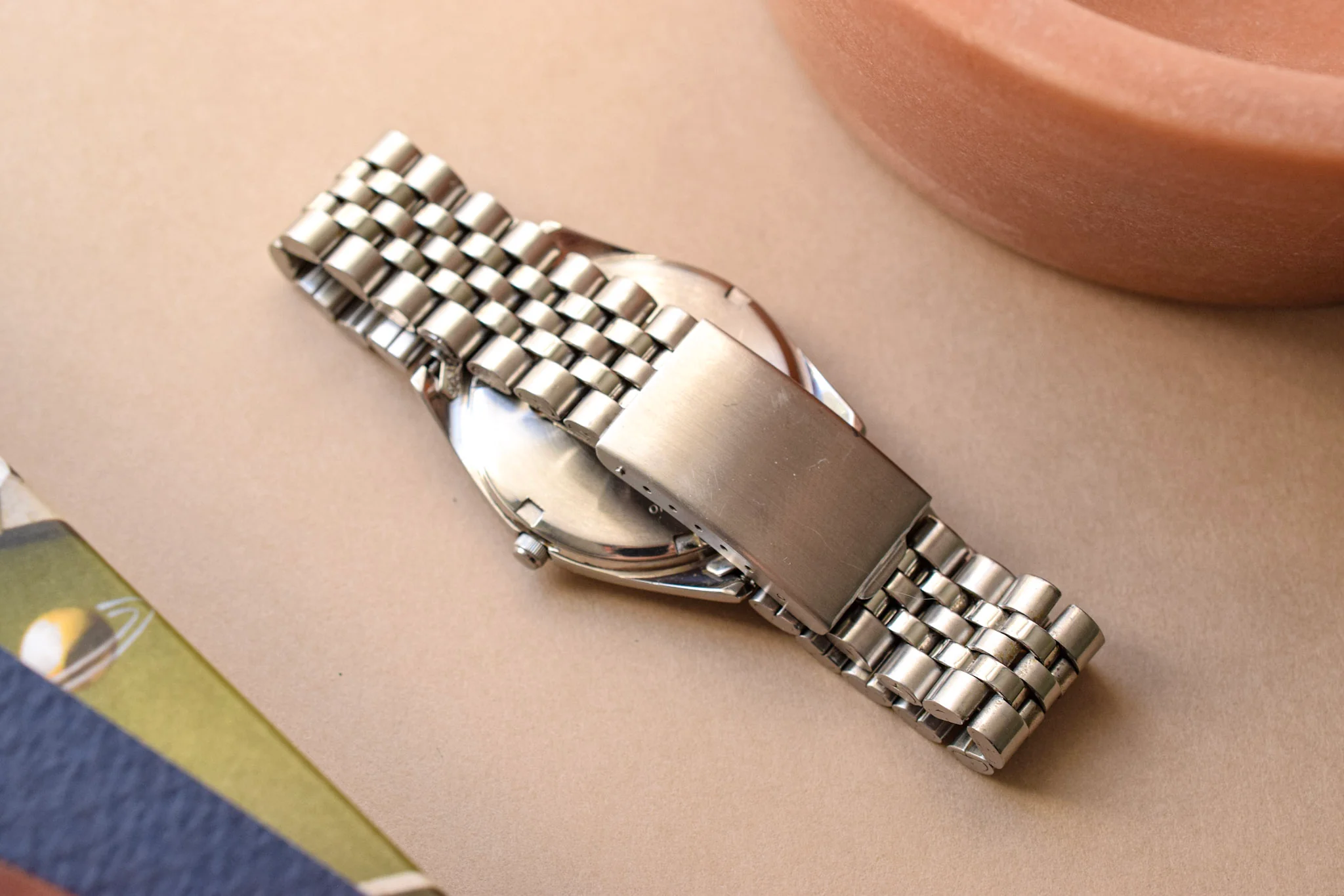 Neo-vintage Orient White Breguet Dial Jubilee-style Bracelet - Image 6