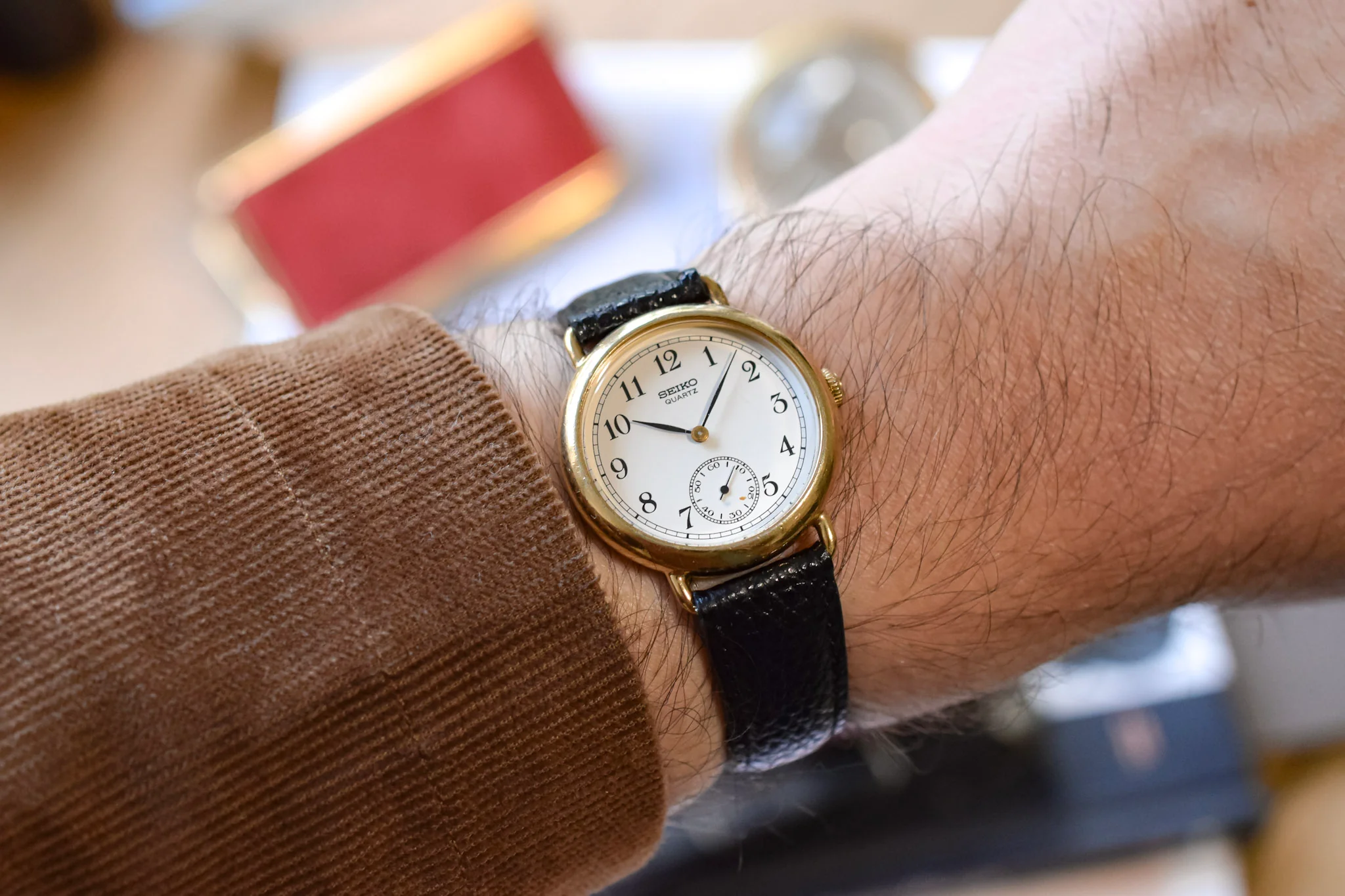 1984 Seiko Midsize Arabic Sub Second - New Old Stock - Image 2