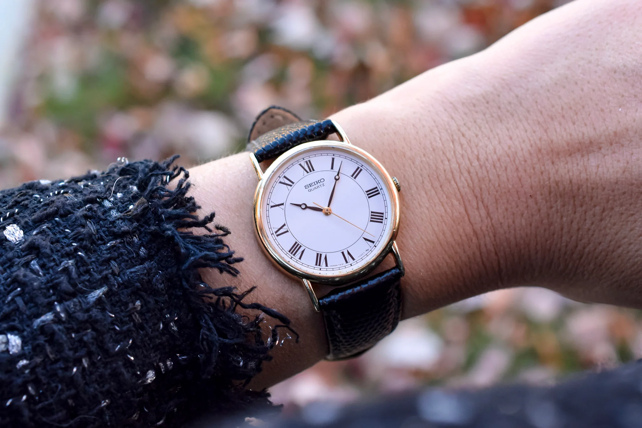 1985 Seiko Midsize Roman Dial Breguet - Image 3