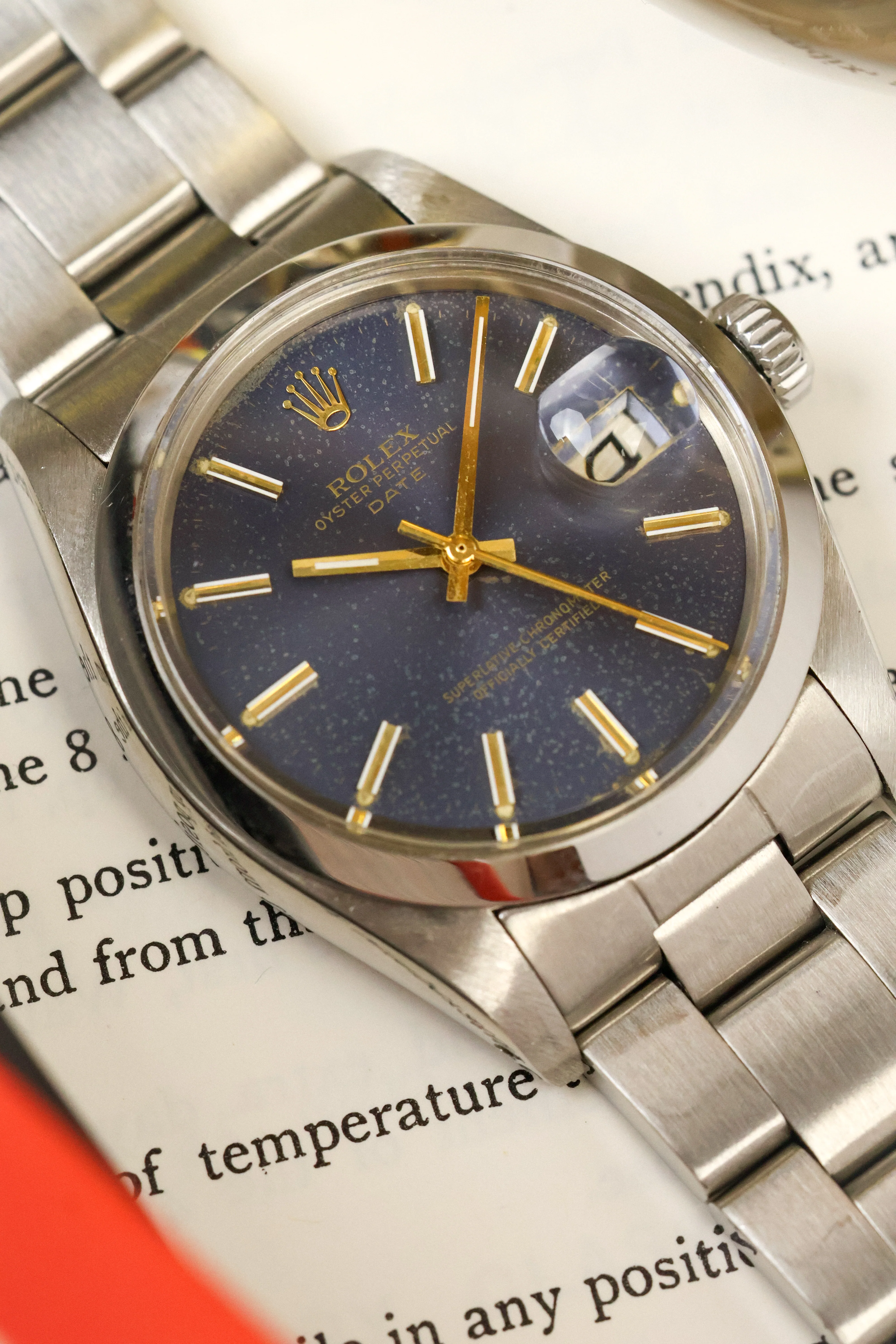 1976 Rolex Date 1500 “Starry Night” - Image 3