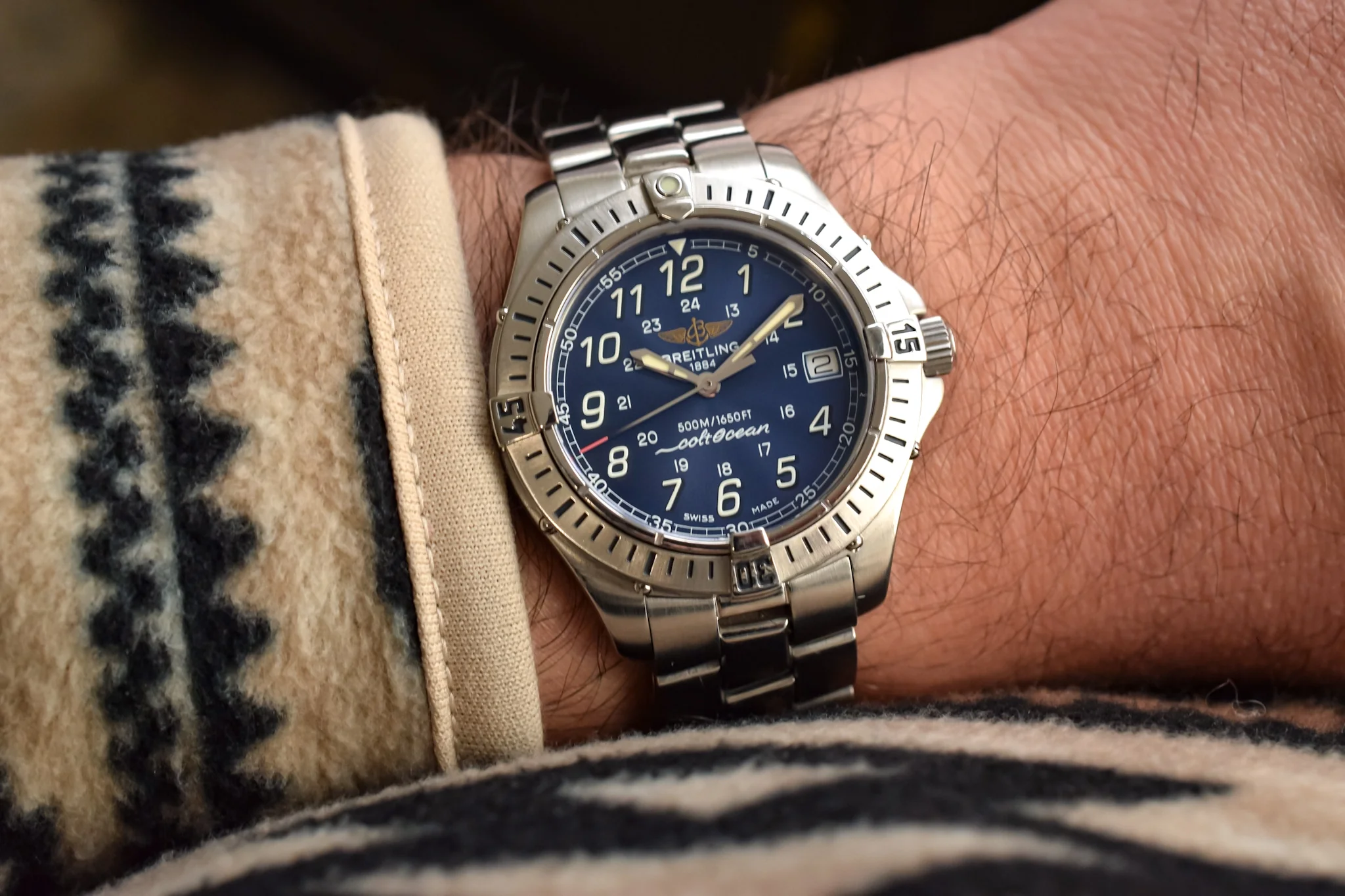 90s Breitling Colt Ocean Quartz - Image 2