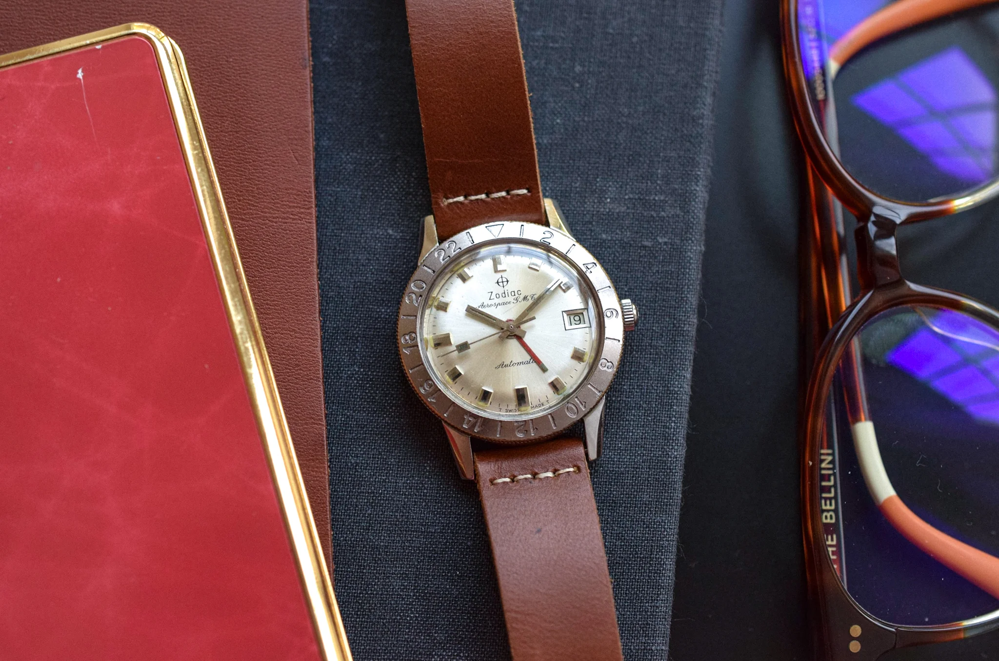 Vintage Zodiac Aerospace GMT Ghost Bezel - Image 2