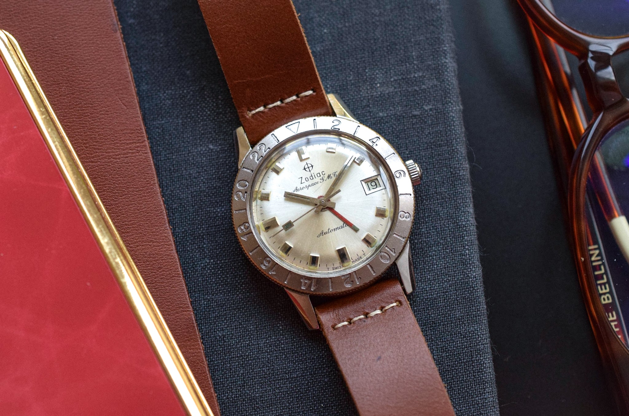 Vintage Zodiac Aerospace GMT Ghost Bezel - Image 3