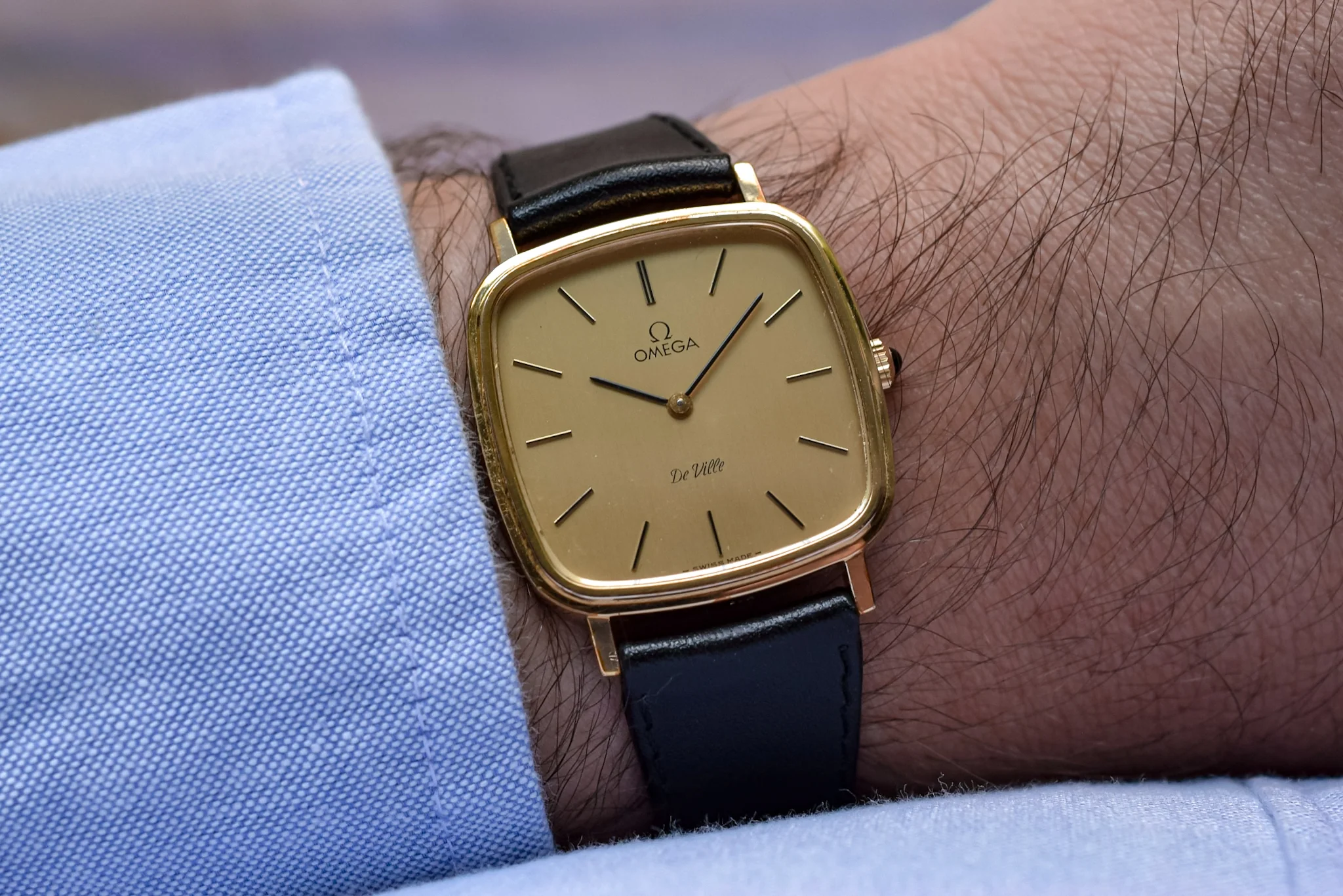 1970s Gold Plated Mechanical Omega TV - Serviced - Image 2