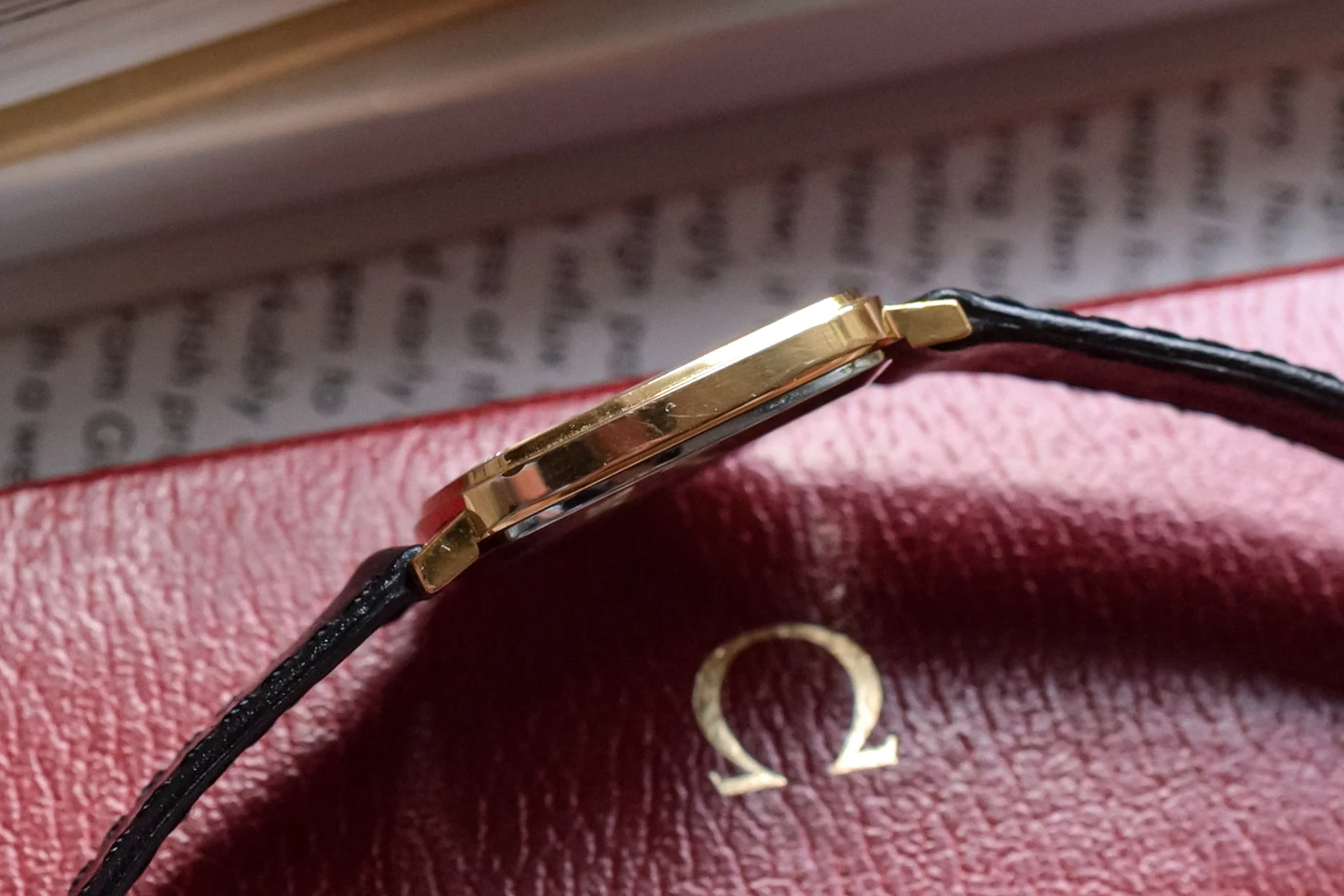 1970s Gold Plated Mechanical Omega TV - Serviced - Image 6