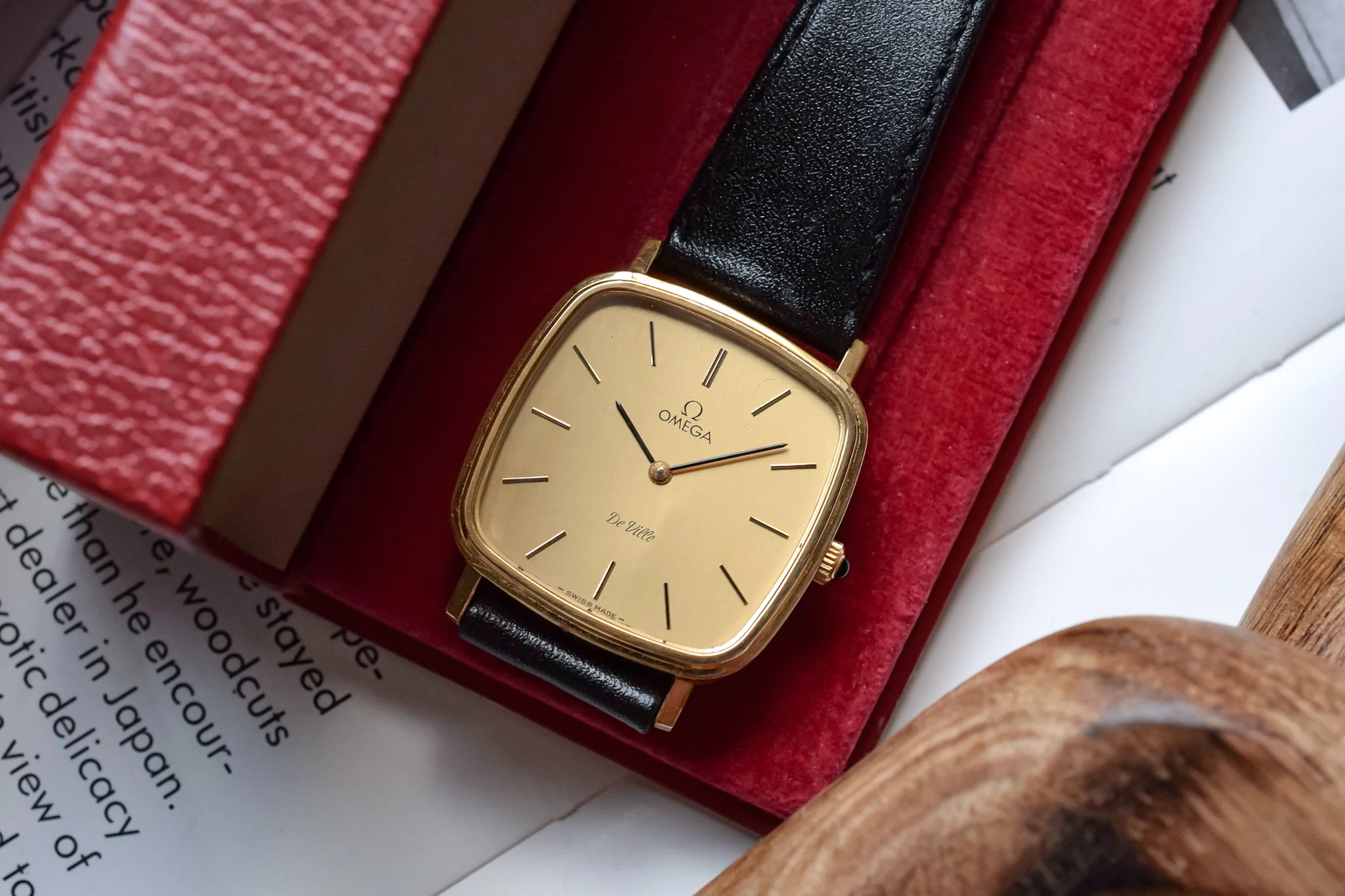 1970s Gold Plated Mechanical Omega TV - Serviced - Image 7