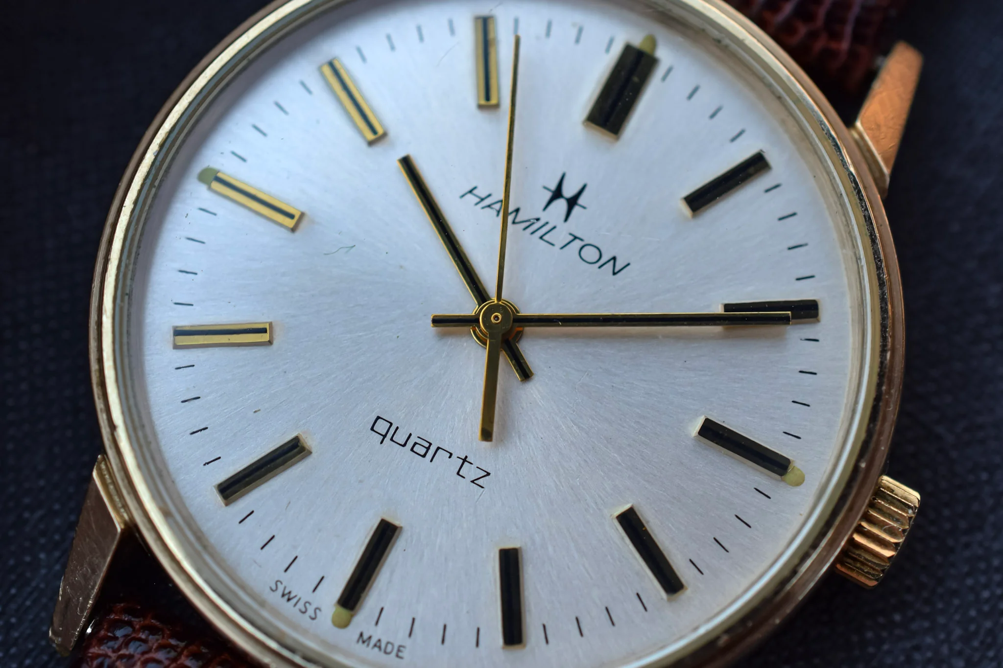 Vintage 10K Gold Filled Hamilton Quartz Watch - Award Piece - Image 2