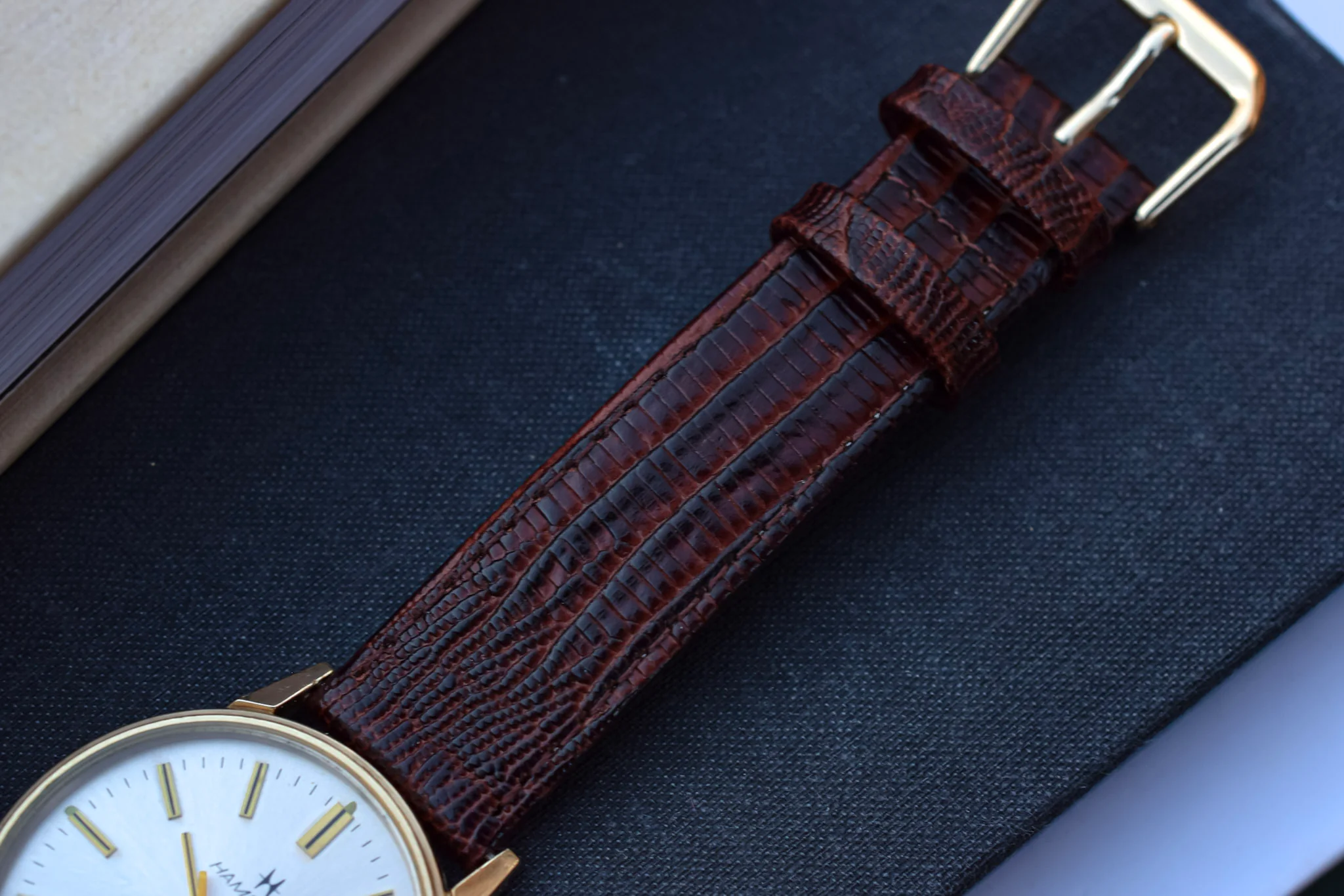 Vintage 10K Gold Filled Hamilton Quartz Watch - Award Piece - Image 5