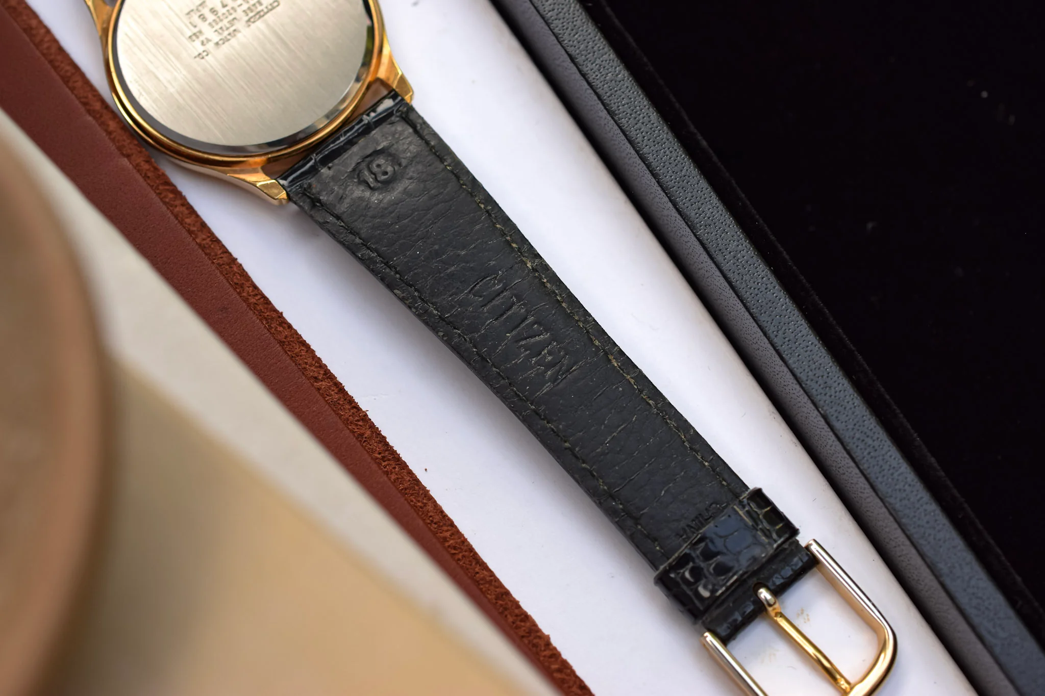 Vintage Citizen CQ Black Dial Day-Date - Image 7