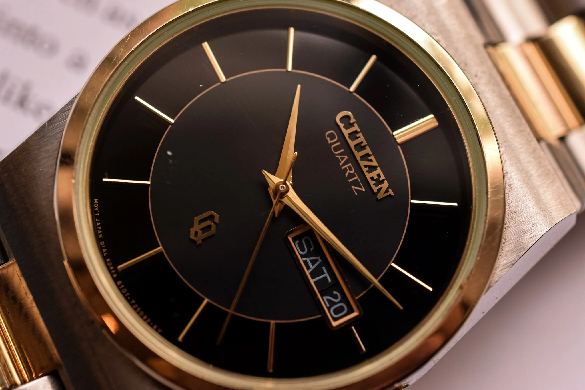 Vintage Citizen Two Toned CQ Day-Date - Image 2