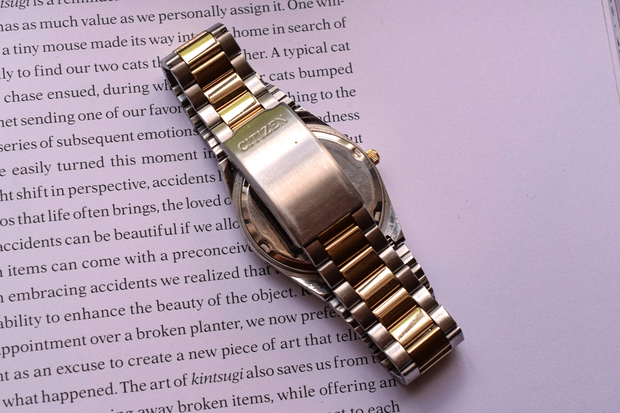 Vintage Citizen Two Toned CQ Day-Date - Image 5