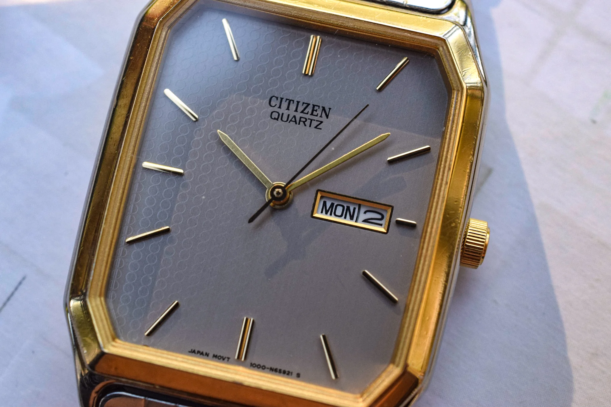 Vintage Citizen Two Toned Octagon - Image 2