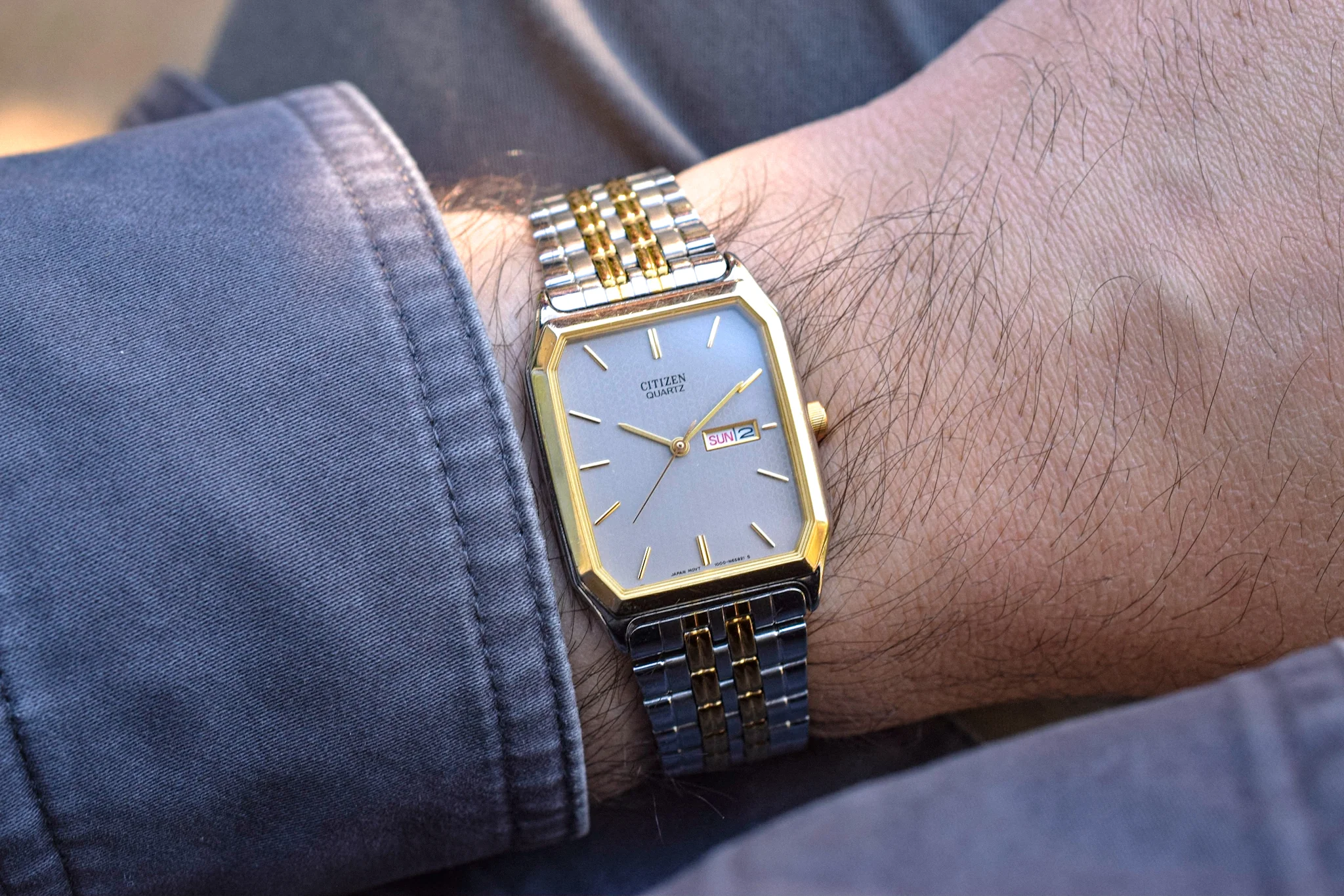 Vintage Citizen Two Toned Octagon - Image 3
