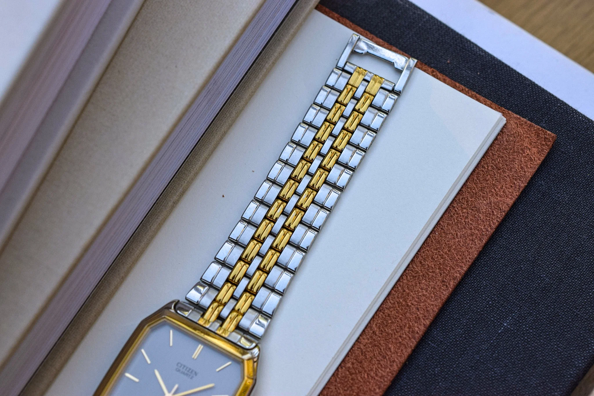 Vintage Citizen Two Toned Octagon - Image 9