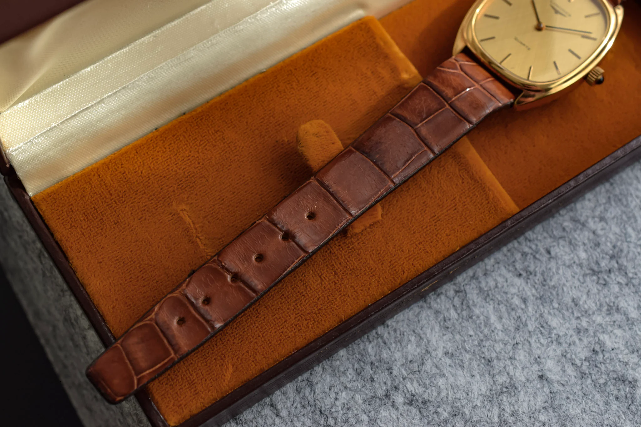 Vintage Longines Quartz Crosshatch Dial Ellipse - Image 8