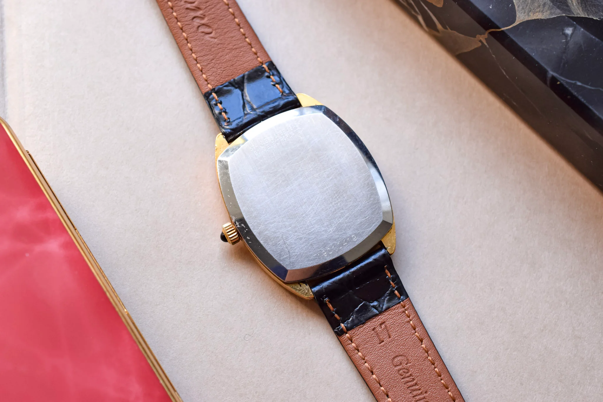 Vintage Longines Linen Ellipse - Image 10