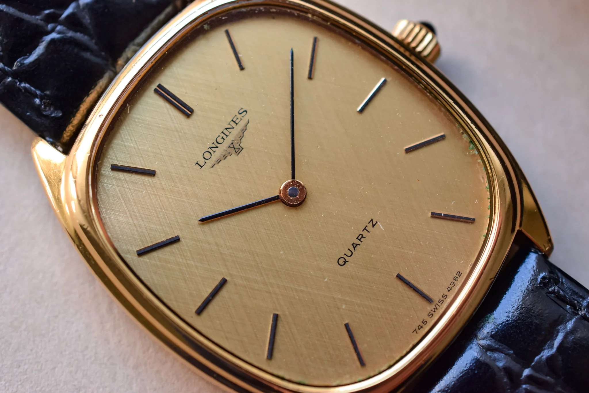 Vintage Longines Linen Ellipse - Image 3