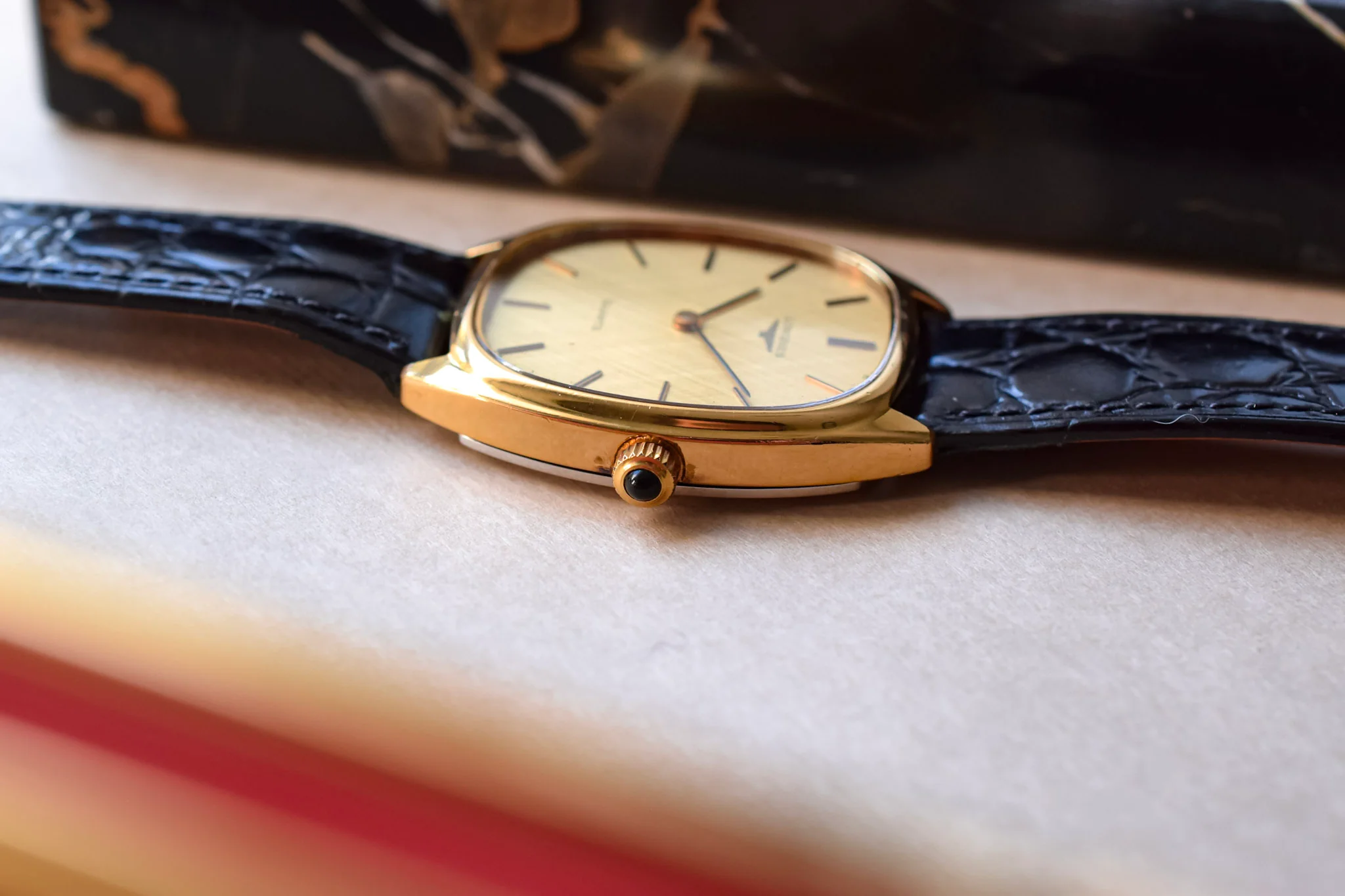 Vintage Longines Linen Ellipse - Image 4