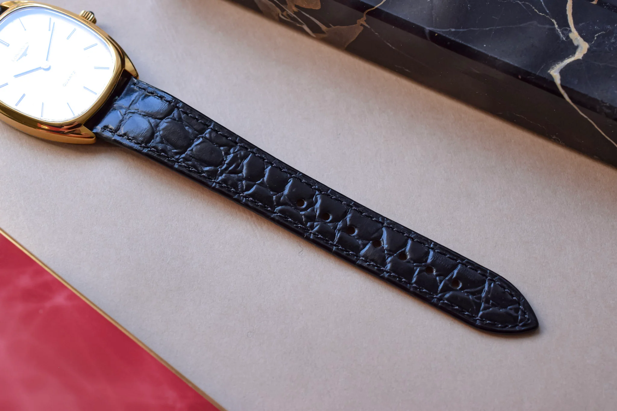 Vintage Longines Linen Ellipse - Image 7