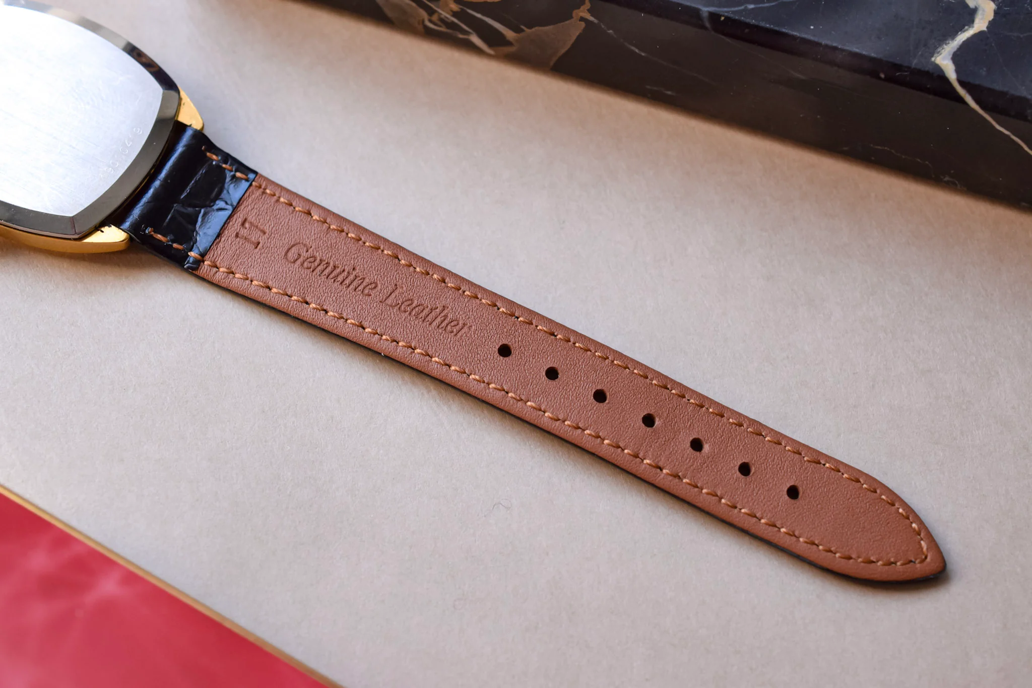 Vintage Longines Linen Ellipse - Image 9
