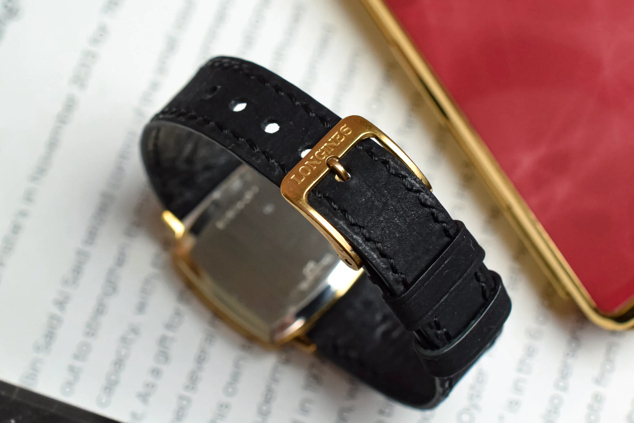 Vintage Longines Mechanical Champagne Pixel TV - Image 7