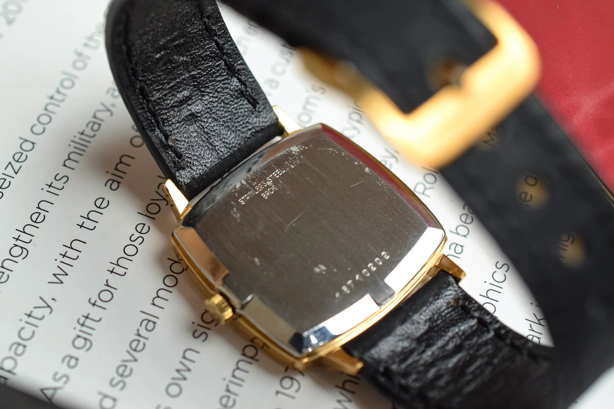 Vintage Longines Mechanical Champagne Pixel TV - Image 8