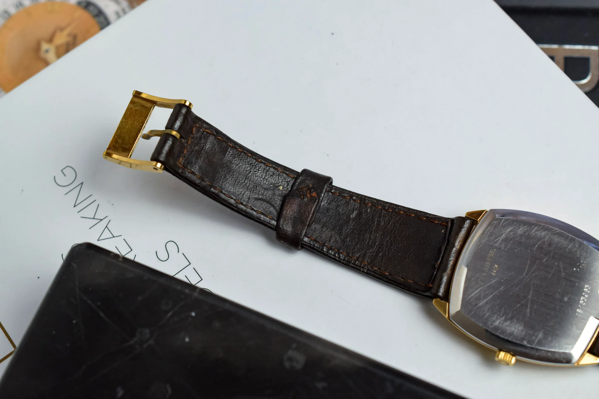 Vintage Longines Mechanical Champagne Tonneau - Image 11