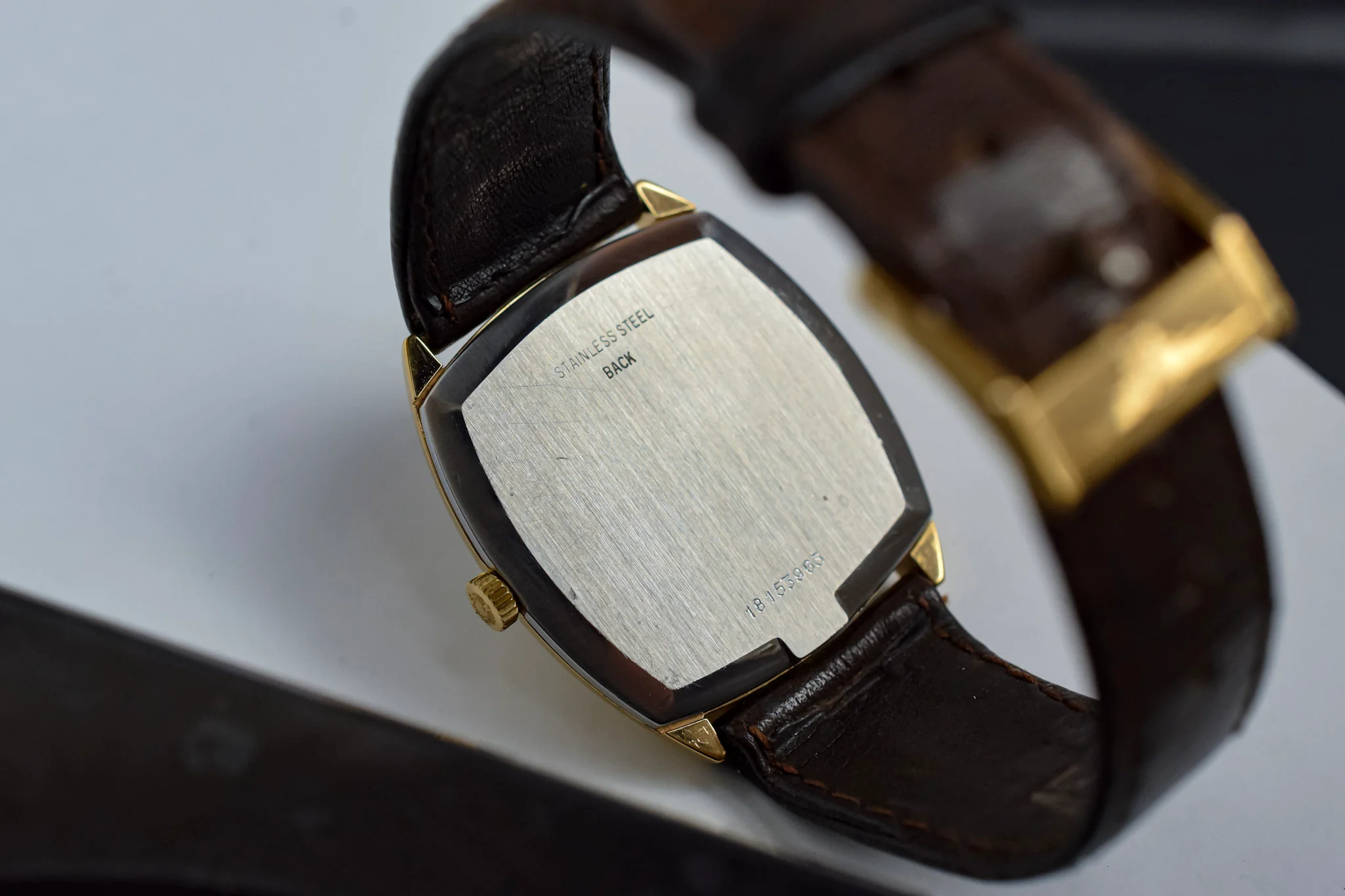 Vintage Longines Mechanical Champagne Tonneau - Image 13