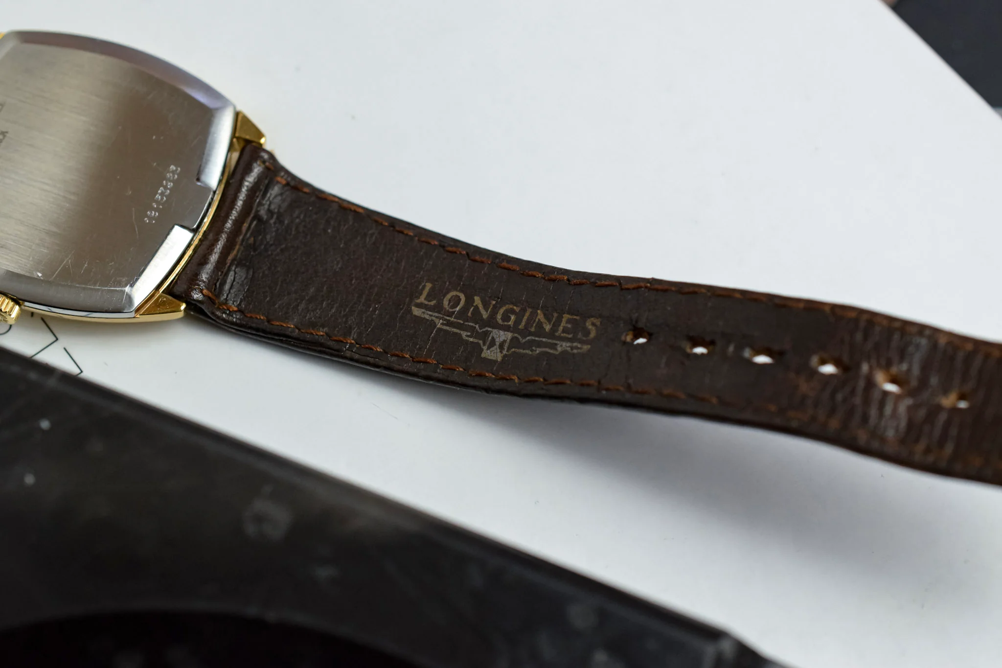 Vintage Longines Mechanical Champagne Tonneau - Image 8