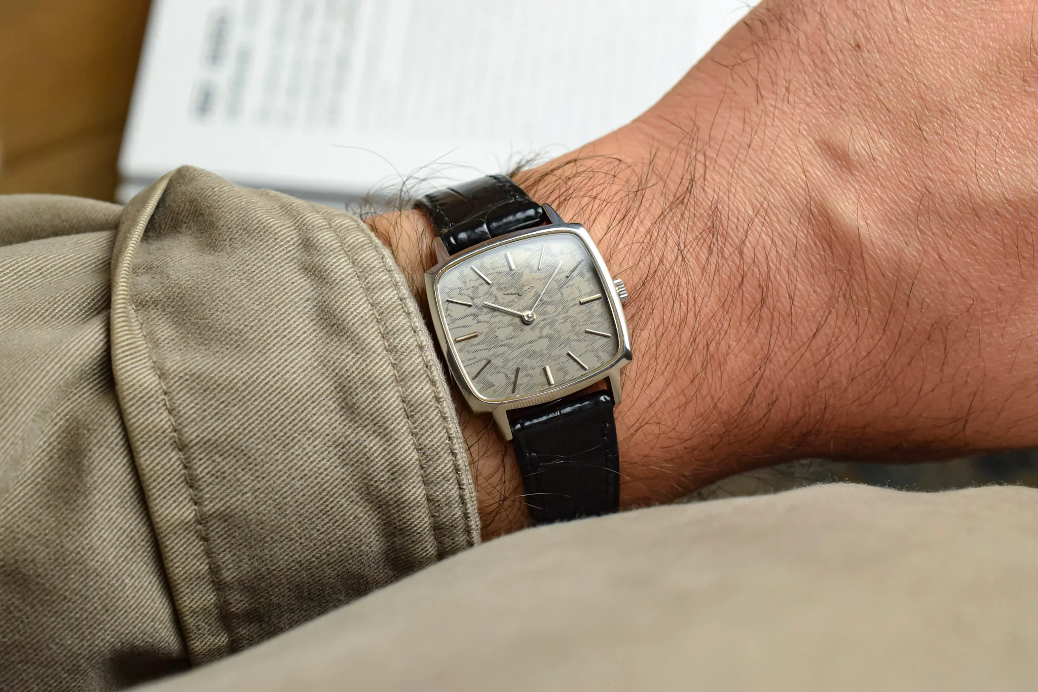 Vintage Longines Mechanical Ghost Zebra TV - Image 3