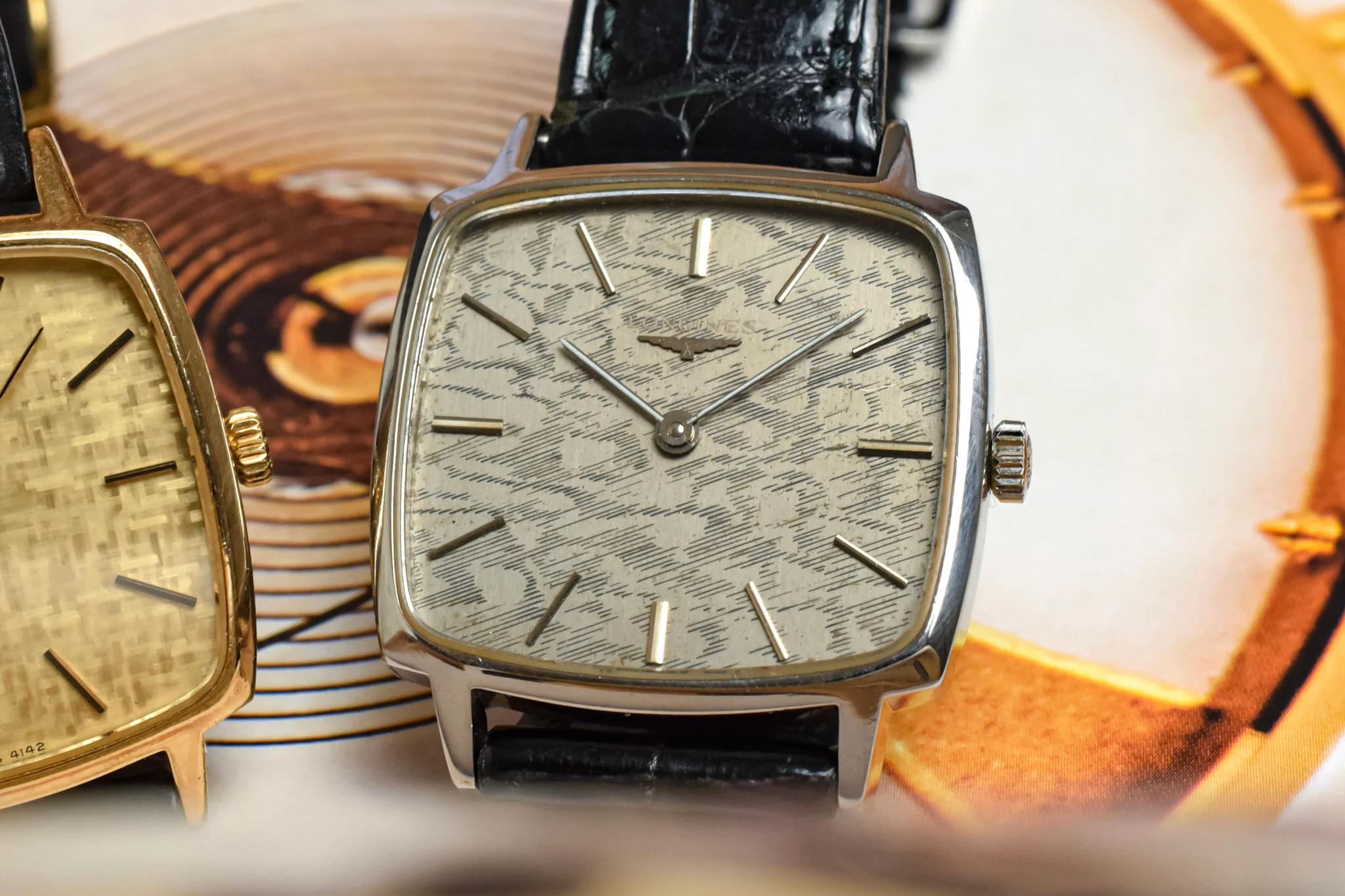 Vintage Longines Mechanical Ghost Zebra TV - Image 9