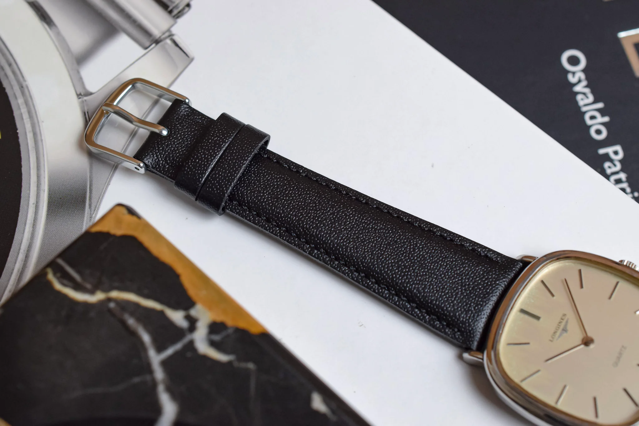 Vintage Longines Quartz Silver Steel TV - Image 7