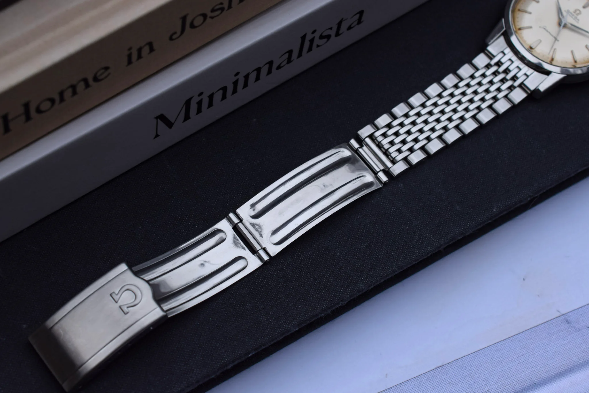 Vintage Omega Seamaster with Original Beads of Rice Bracelet - Image 5