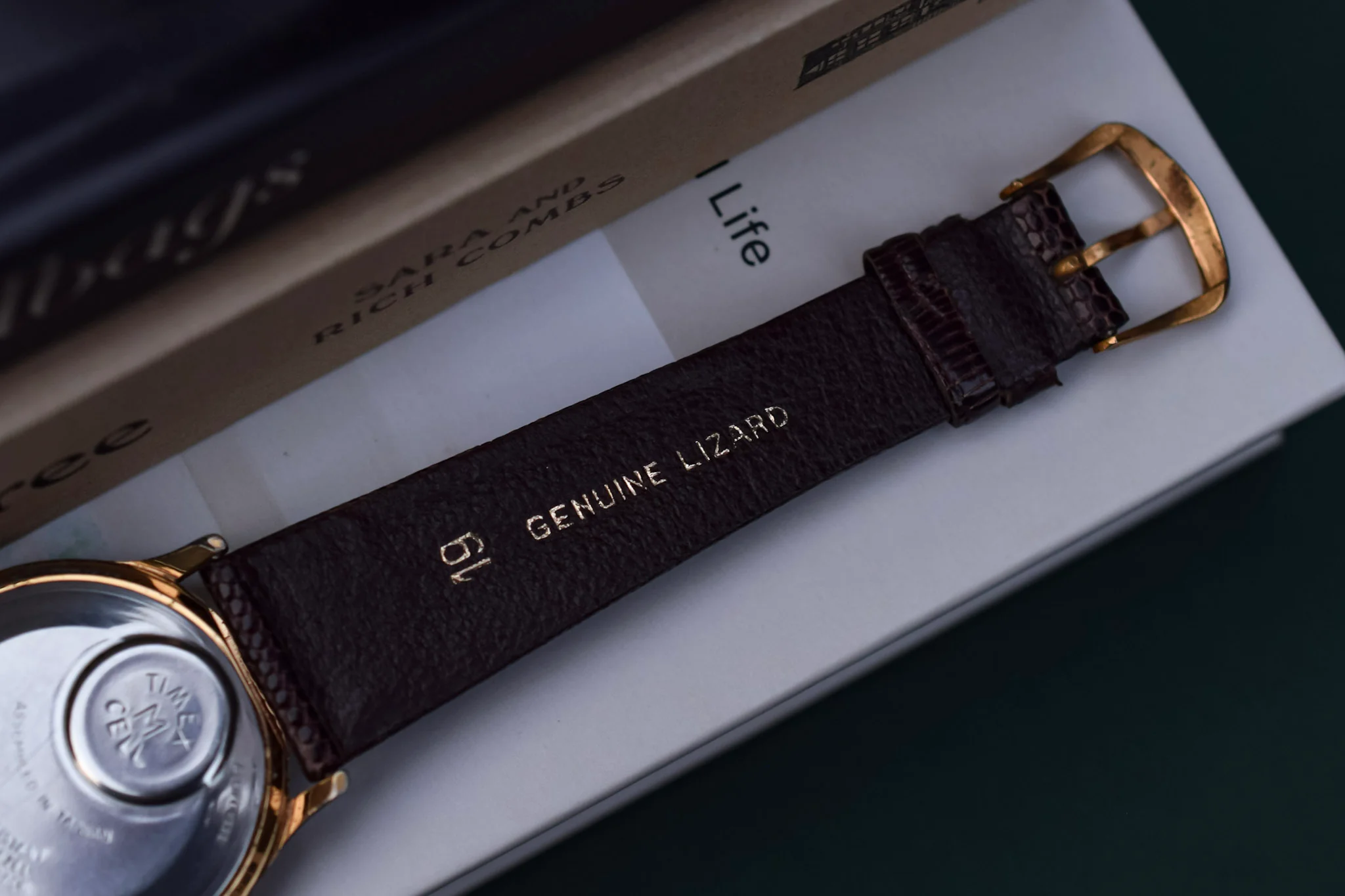 Vintage Q Timex Quartz Watch - Image 10