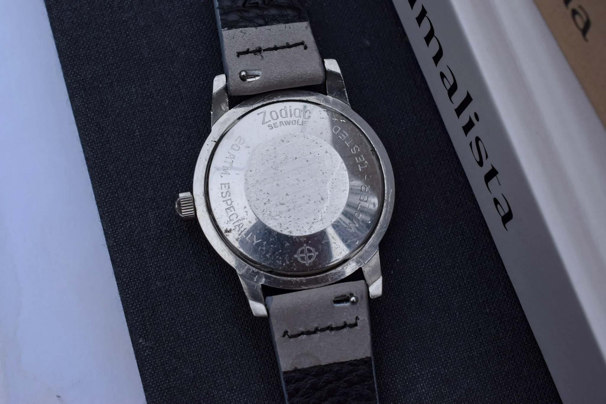 Vintage Zodiac Sea Wolf White Dial - Image 11